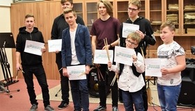 Okresní kolo soutěže - bicí / 14.3.2018