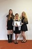 Klavírní trio: Eva Blahušová, Lucie Vilímková - housle, Leona Fibichrová - klavír. Vyučující: František Hrubý st.